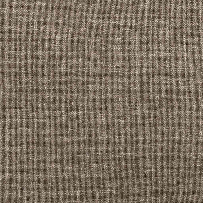 Pat box spring cu saltea, taupe, 120x190 cm material textil