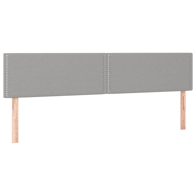 Pat box spring cu saltea, gri deschis, 120x190 cm, textil