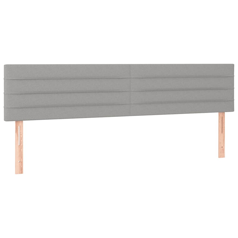 Pat box spring cu saltea, gri deschis, 120x190 cm, textil