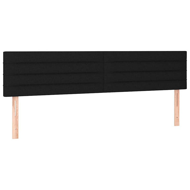 Pat box spring cu saltea, negru, 120x190 cm, catifea