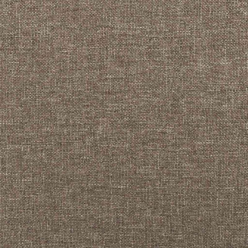 Pat box spring cu saltea, taupe, 120x190 cm material textil