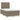 Pat box spring cu saltea, taupe, 120x190 cm material textil