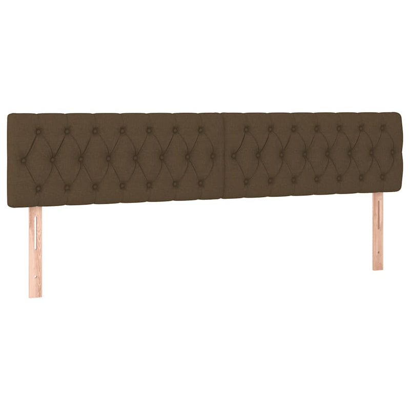 Pat box spring cu saltea, maro închis, 120x190 cm, textil