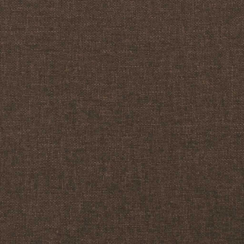Pat box spring cu saltea, maro închis, 120x190 cm, textil