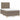 Pat box spring cu saltea, taupe, 120x190 cm material textil