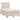 Pat box spring cu saltea, cappuccino, 120x190cm piele ecologică