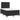 Pat box spring cu saltea, negru, 120x190 cm, piele ecologică
