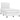 Pat box spring cu saltea, alb, 120x190 cm, piele ecologică