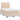 Pat box spring cu saltea, cappuccino, 120x190cm piele ecologică