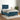 Pat box spring cu saltea, albastru închis, 120x190 cm, catifea
