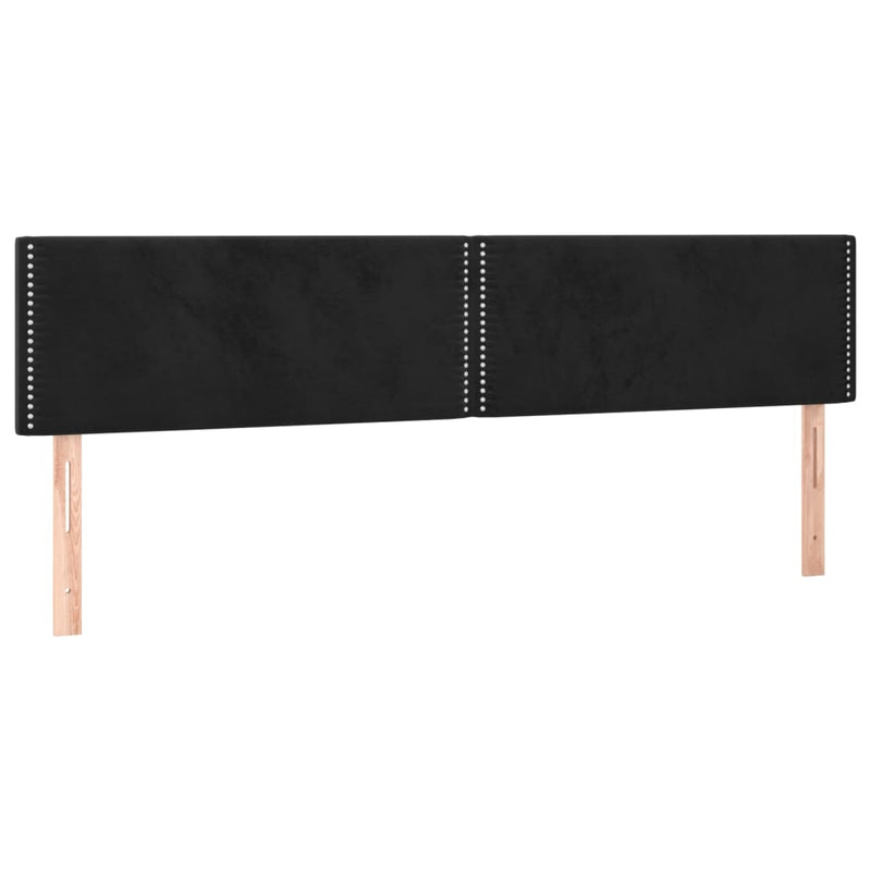 Pat box spring cu saltea, negru, 120x190 cm, catifea