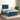 Pat box spring cu saltea, albastru închis, 120x190 cm, catifea