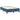 Pat box spring cu saltea/LED albastru închis 120x190cm catifea