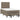 Pat box spring cu saltea, taupe, 120x190 cm material textil