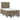 Pat box spring cu saltea, taupe, 120x190 cm material textil