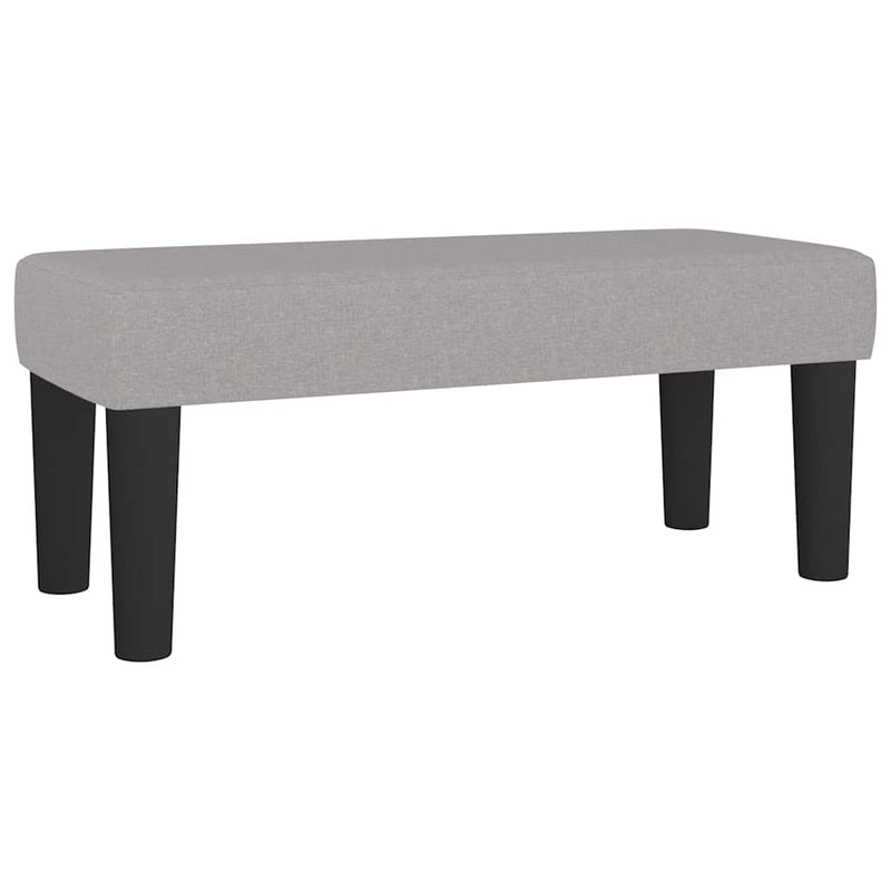 Pat box spring cu saltea, gri deschis, 120x190 cm, textil