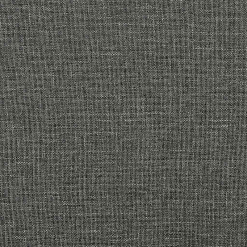 Pat box spring cu saltea, gri închis, 120x190 cm, textil