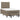 Pat box spring cu saltea, taupe, 120x190 cm material textil