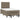 Pat box spring cu saltea, taupe, 120x190 cm material textil