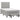 Pat box spring cu saltea, gri deschis, 120x190 cm, textil