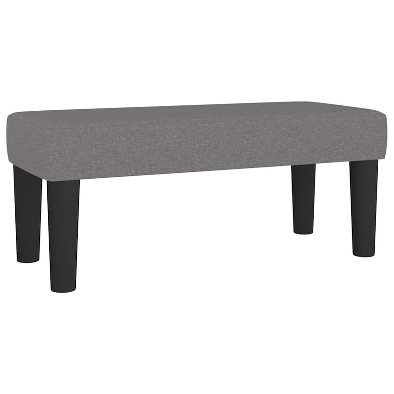 Pat box spring cu saltea, gri închis, 120x190 cm, textil
