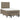 Pat box spring cu saltea, taupe, 120x190 cm material textil