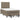 Pat box spring cu saltea, taupe, 120x190 cm material textil