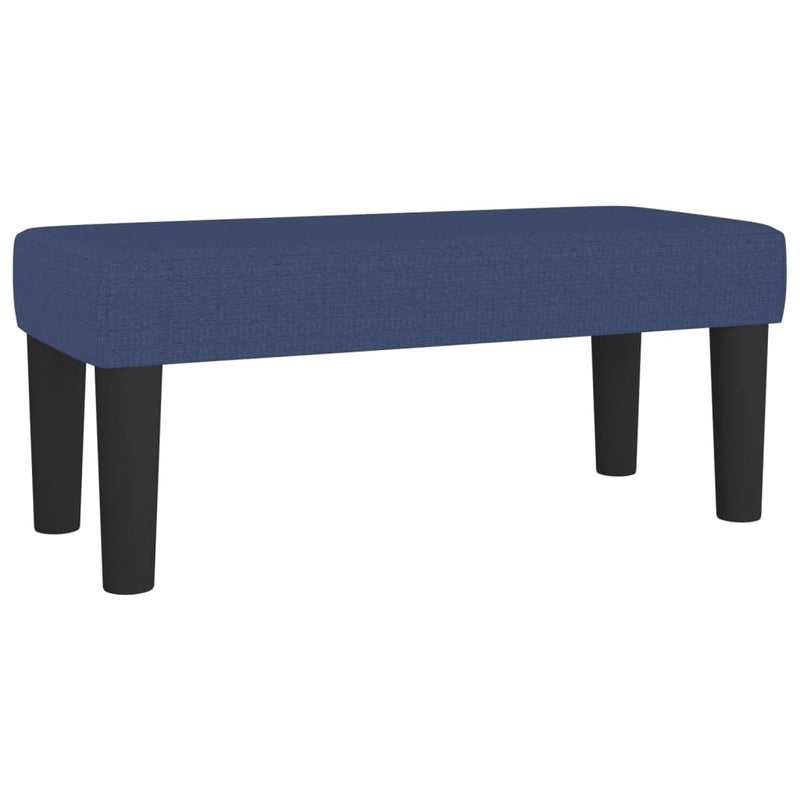 Pat box spring cu saltea, albastru, 120x190 cm, material textil