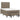 Pat box spring cu saltea, taupe, 120x190 cm material textil