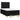 Pat box spring cu saltea, negru, 120x190 cm, catifea