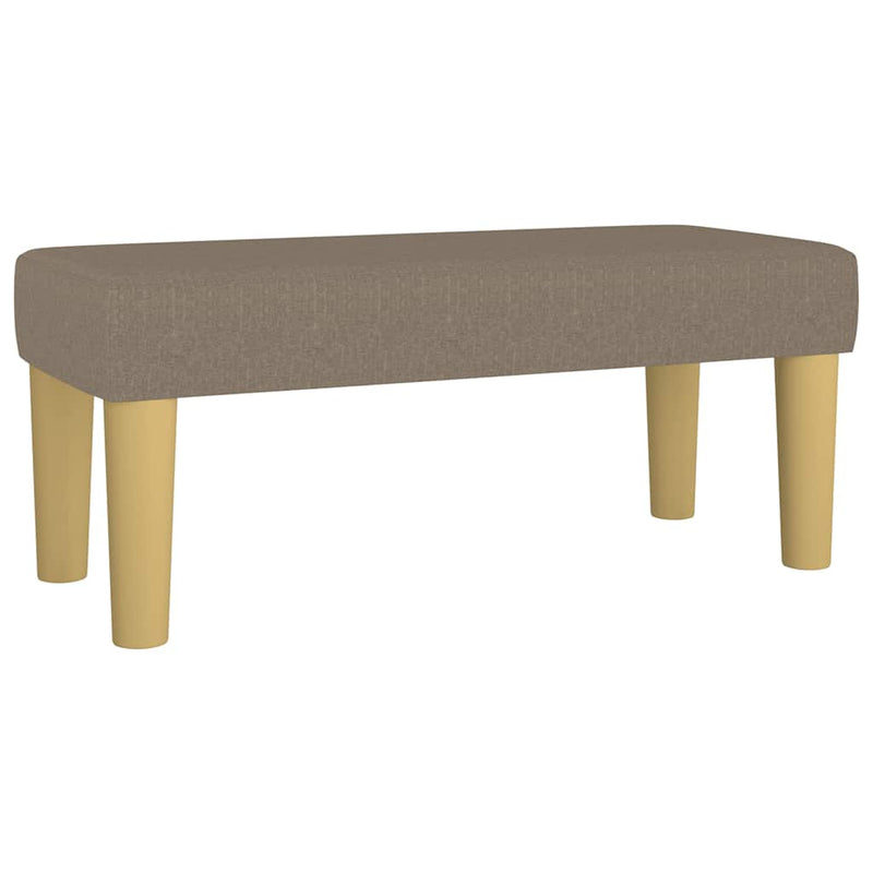 Pat box spring cu saltea, taupe, 120x190 cm material textil