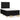 Pat box spring cu saltea, negru, 120x190 cm, catifea