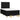 Pat box spring cu saltea, negru, 120x190 cm, catifea