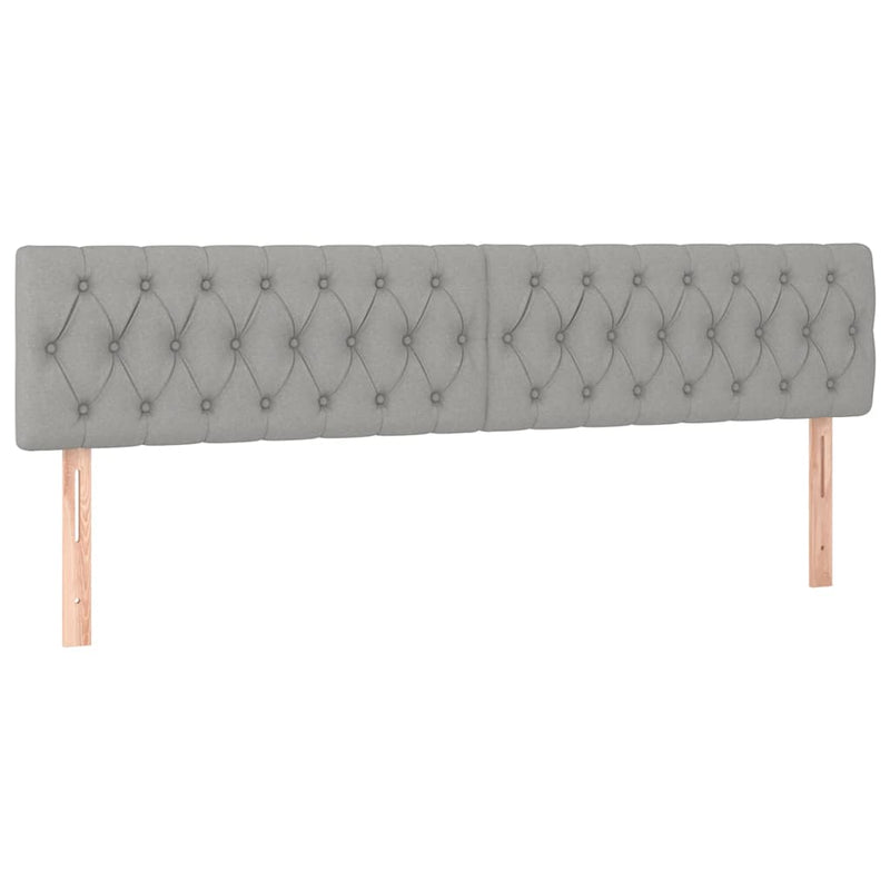 Pat box spring cu saltea, gri deschis, 120x190 cm, textil