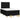 Pat box spring cu saltea, negru, 120x190 cm, catifea