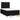 Pat box spring cu saltea, negru, 120x190 cm, catifea