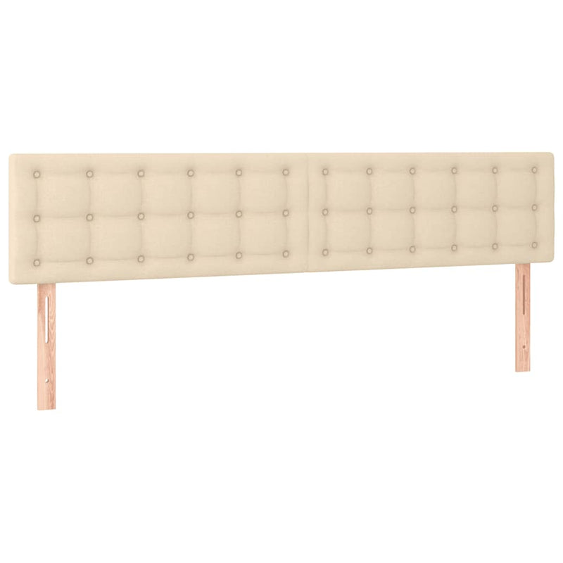 Pat continental cu saltea, crem, 120x190 cm, textil