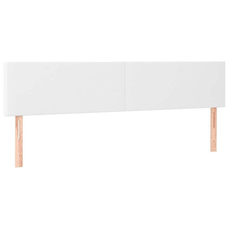 Pat box spring cu saltea, alb, 120x190 cm, piele ecologică