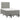 Pat box spring cu saltea, gri deschis, 120x190 cm, catifea