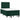 Pat box spring cu saltea, verde închis, 120x190 cm, catifea