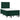 Pat box spring cu saltea, verde închis, 120x190 cm, catifea