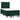 Pat box spring cu saltea, verde închis, 120x190 cm, catifea