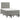 Pat box spring cu saltea, gri deschis, 120x190 cm, catifea
