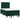 Pat box spring cu saltea, verde închis, 120x190 cm, catifea