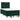 Pat box spring cu saltea, verde închis, 120x190 cm, catifea