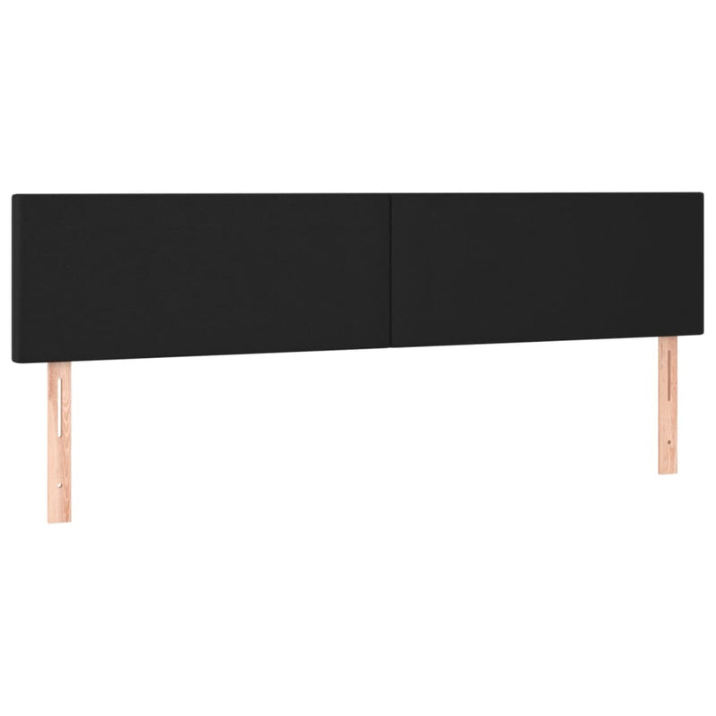 Cadru de pat fără saltea Negru piele artificială
