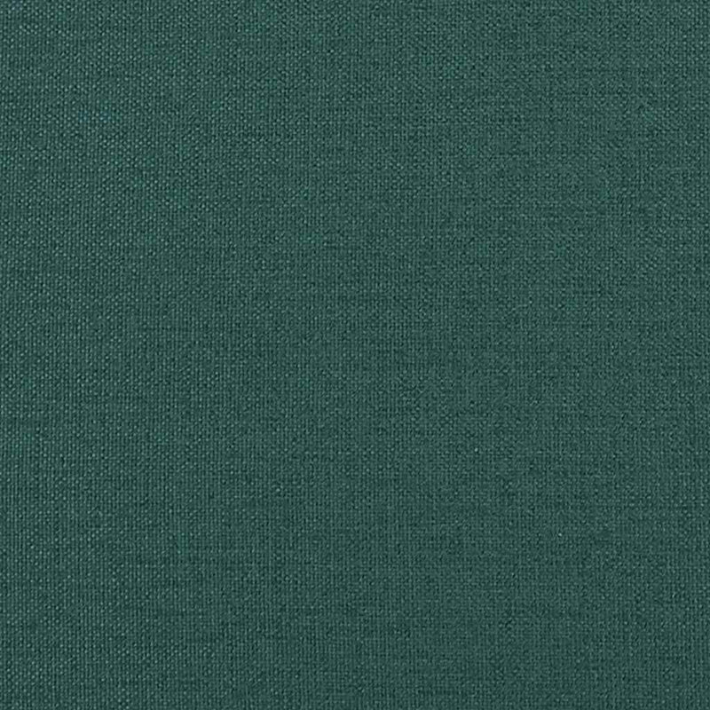 Șezlong cu perne, verde închis, material textil
