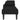 Șezlong cu perne, negru, material textil