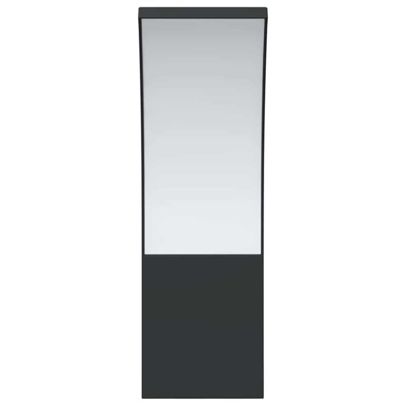 Lămpi exterioare de perete cu LED 2 buc. negru, aluminiu turnat