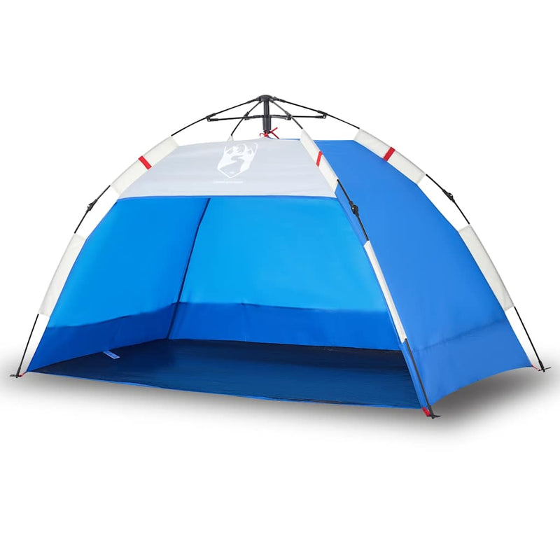 Cort camping 2 persoane albastru azur impermeabil setare rapidă